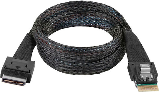 Кабел Icydock Slimsas 4i към Oculink 4i Cable PCIe 4.0 0.5m