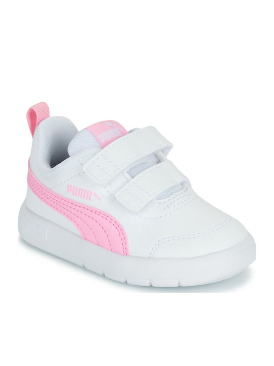PUMA Courtflex V3 V Inf Παιδικά Sneakers Λευκά