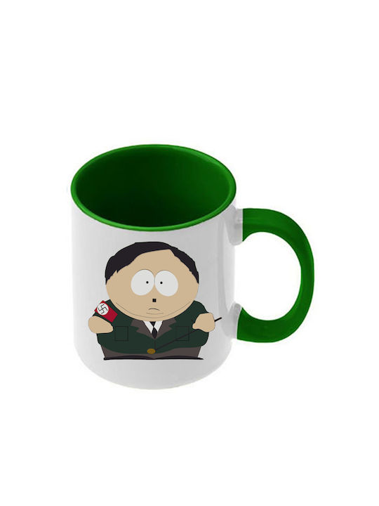 Κούπα South Park Σκούρα Πράσινη Λαβή Εσωτερικό