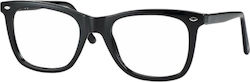 Centrostyle F0457 51 001 000n Unisex Tortoise Prescription Eyeglass Frames Square Black