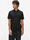 Polo Short Sleeve Blouse Black