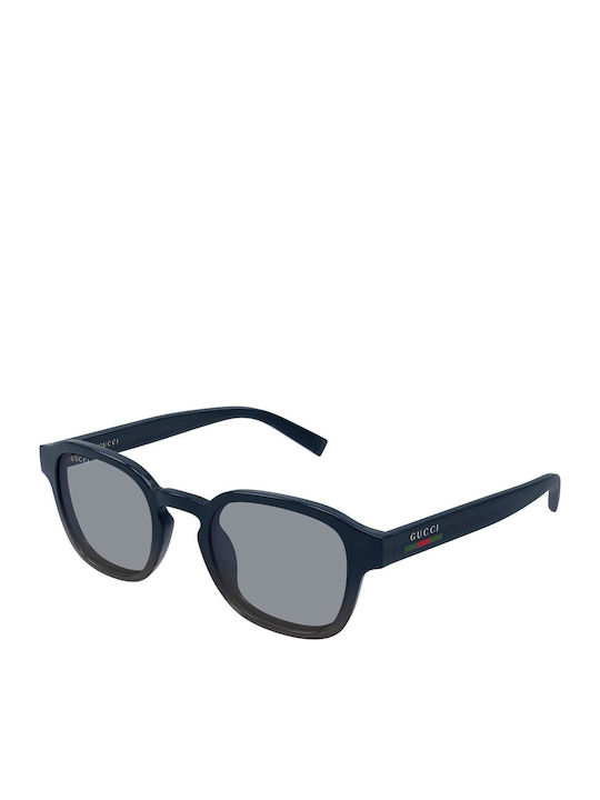 Gucci Men's Sunglasses with Navy Blue Horn-Rimmed Frame GG2106S 004