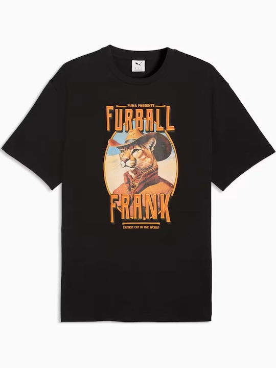 PUMA Мъжка Тениска Cat Черна