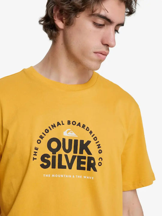 Quiksilver Ride T-shirt Κιτρινο