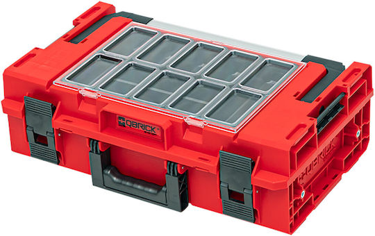 Qbrick One 200 2.0 Expert Rotes Ultra Hd Benutzerdefinierter Werkzeugkoffer