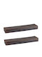 Raki Nyx Serving Platters Wooden 33x10x4cm 2 Pieces