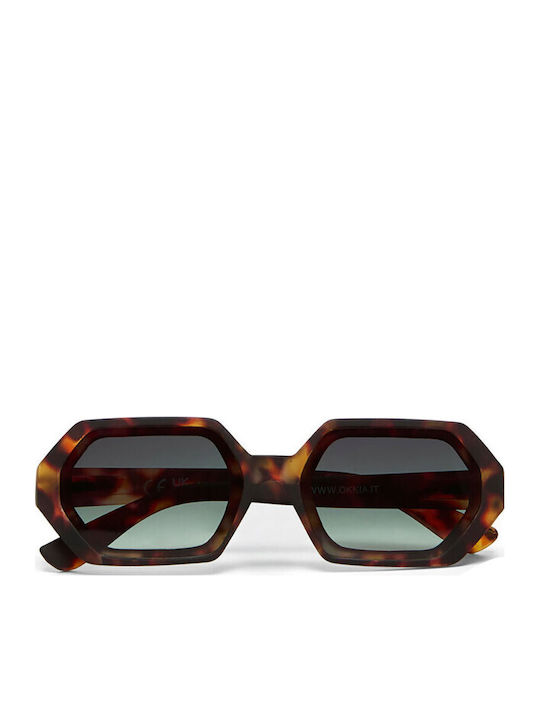 Okkia Andrea Unisex Sunglasses With Brown Frame...