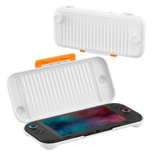 Σιλικόνης Θήκη Μεταφοράς για Κονσόλα Switch 2 / PC Λευκή