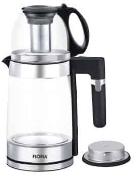 Τσαγιέρα με Φίλτρο Γυάλινη 1800ml