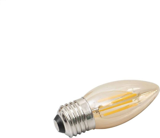 LED Glühbirne 4W für E27 Fassung und Form C35