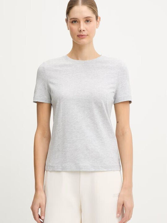 Guess Γυναικείο T-shirt Γκρι