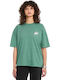 Voltrip Tricou Damă Oversized Verde