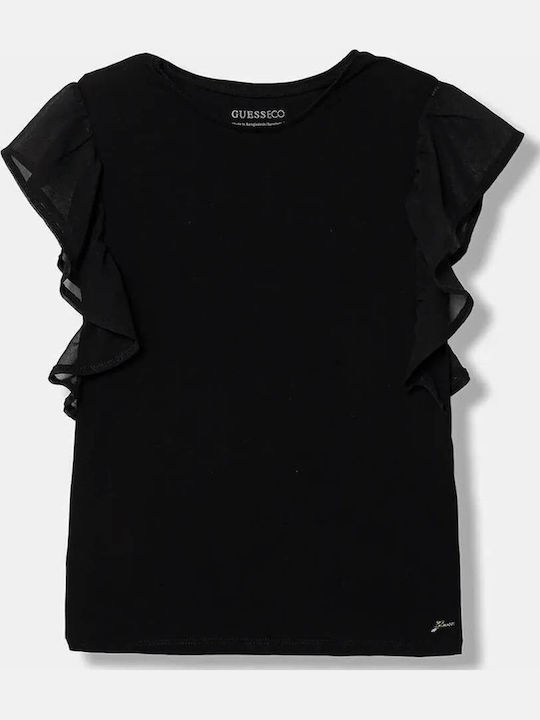 Raten T-Shirt Schwarz