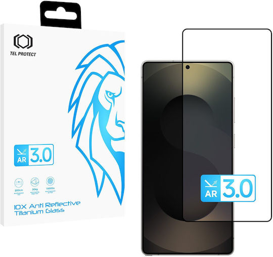 Tempered Glass Tel Protect 10x Ar 3.0 Antireflective Titanium Forsamsung Galaxy S25 Ultra