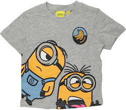 Minions Kinderoberteile Kurzärmelig Grau