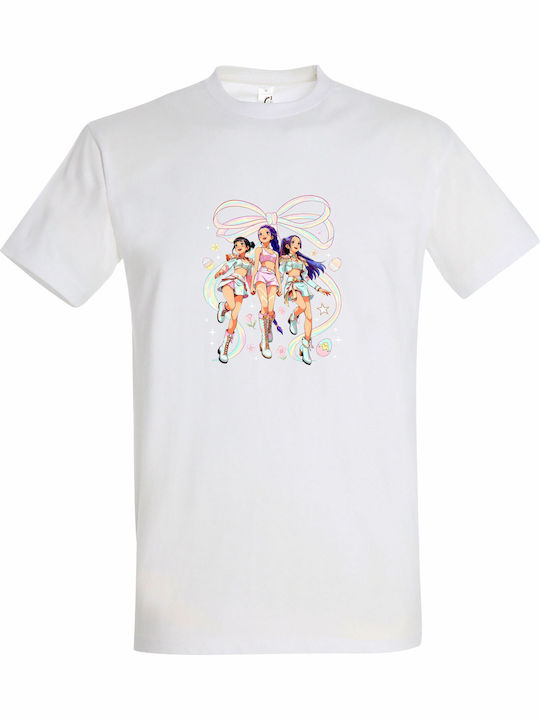 Παιδικό T-shirt White Coquette Bow Kpop Demon Hunter Huntrix Spring Easter