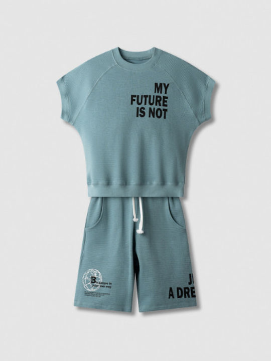 Nek Kids Wear Παιδικό Σετ με Σορτς Ελιας 2τμχ