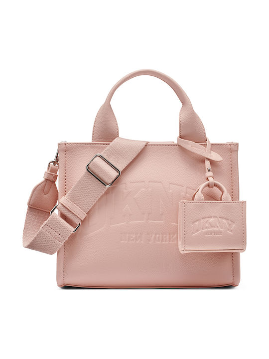 DKNY Hadlee Γυναικεία Τσάντα Tote Χειρός Ροζ