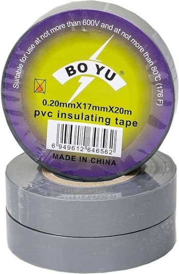 Set 3 Stück Isolierbänder 0,2x1,7mm 20m Grau Z-tools Zts 8267g_3