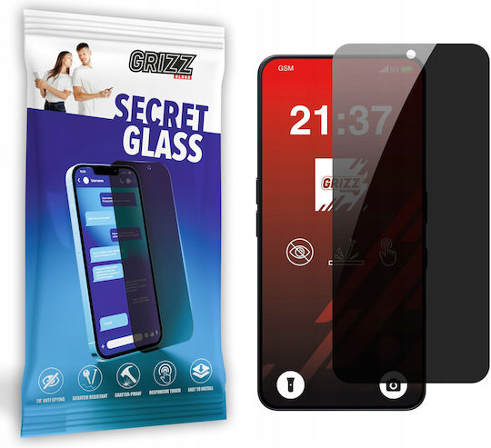 Matte Privacy Glass Grizzglass Secretglass Nothing Phone 3a