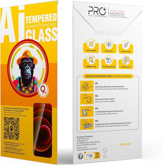 Alogy Universal 9D Gehärtetes Glas Onefit Ai-44 6.67
