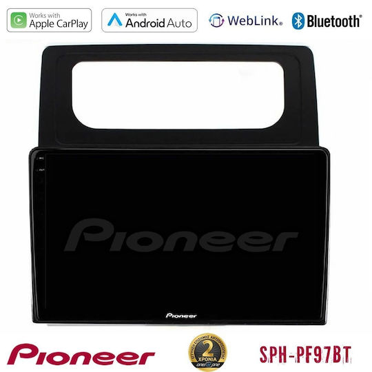 Pioneer Car Audio System for Volkswagen Caddy 2004-2014 Bluetooth USB AUX WiFi GPS Apple CarPlay Android Auto with 9" Touch Screen