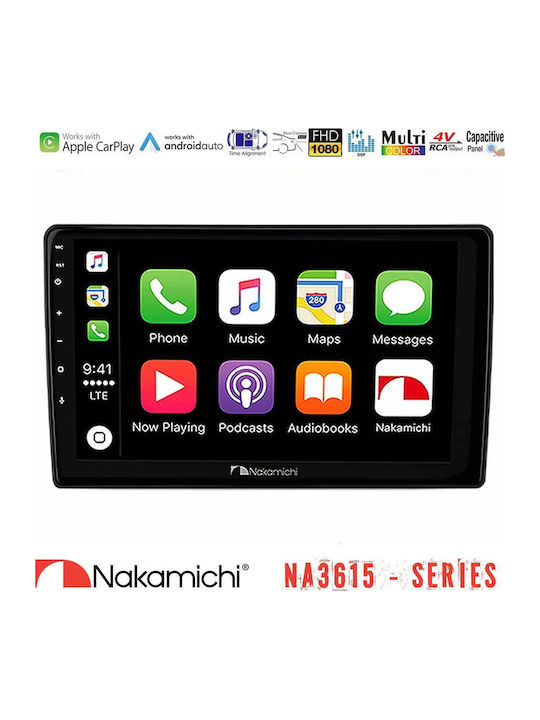 Nakamichi Car Audio System for Toyota Corolla Verso 2001-2004 Bluetooth USB WiFi GPS Apple CarPlay Android Auto with 9" Touch Screen