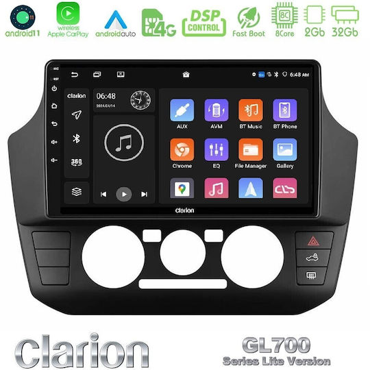Clarion Ηχοσύστημα Αυτοκινήτου για Seat Mii Skoda Citigo 2017-2023 (Bluetooth/USB/WiFi/GPS/Apple-Carplay/Android-Auto) με Οθόνη Αφής 9"