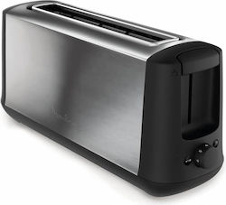 Moulinex Subito Φρυγανιέρα 2 Θέσεων 1000W Μαύρη