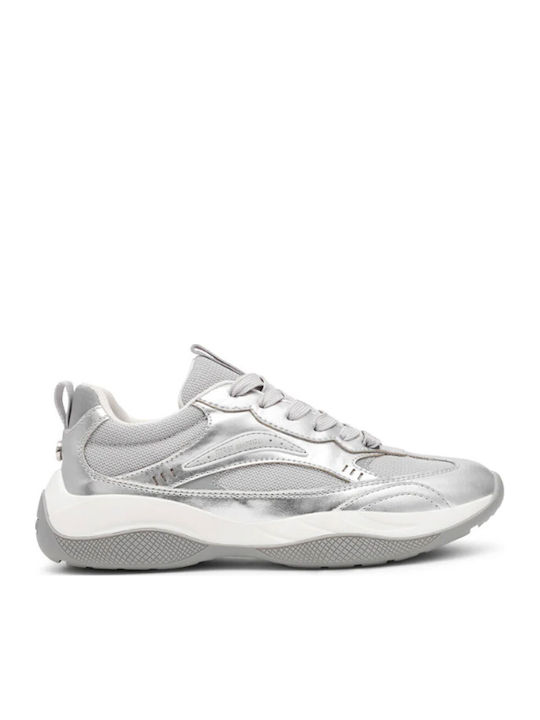 Γυναικεία Sneakers Ασημί