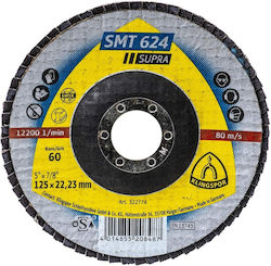 Klingspor Smt 624 Supra Front Lamellar Disc P60 125x22.23 Mm Ext 322774
