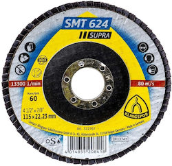 Klingspor Smt 624 Supra Disc Lamelar Față P60 115x22.23 Mm Ext 322767 Klingspor Smt 624 Supra Disc Lamelar Față P60 115x22.23 Mm Ext 322767