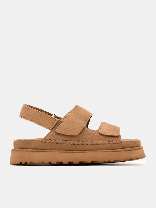 Luigi Дамски Сандали Flatforms Бежови
