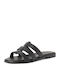 Leather Women's Sandals Black
