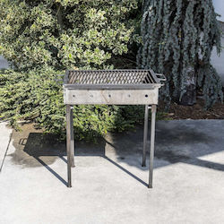 Metal Charcoal Grill 50x35 Cm 3 Mm Thickness Ext 9910 Metal Charcoal Grill 50x35 Cm 3 Mm Thickness Ext 9910