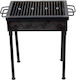 Metallischer Holzkohlegrill 40x30 cm 5207