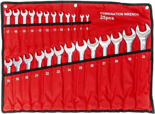 Set 25 Combination Wrenches 6-32mm Zts 5537