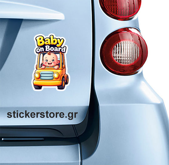 Αυτοκόλλητο Baby On Board No 269 Κωδ 52654