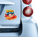 Αυτοκόλλητο Baby On Board No 277 Κωδ 52670