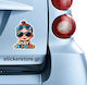 Αυτοκόλλητο Baby On Board No 270 Κωδ 52656