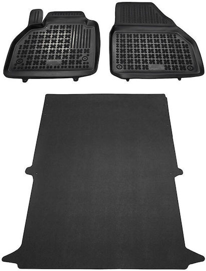 Rubber Floor Mats Trunk Set Mercedes Citan 3 Pieces