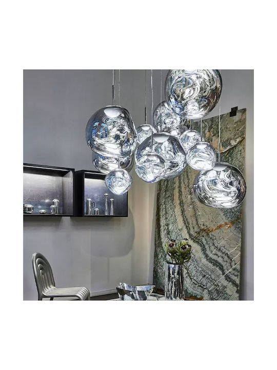 Home Lighting Pendant Silver Ceiling Light with...