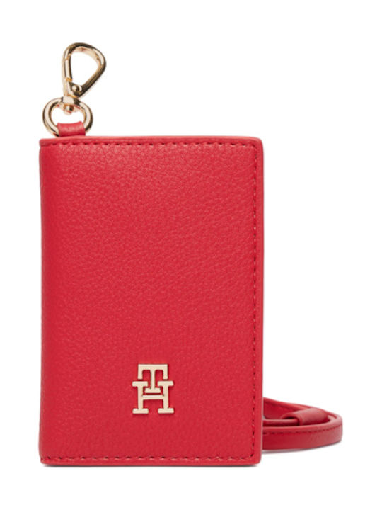 Tommy Hilfiger Kleines Damenbrieftasche Karten Rot
