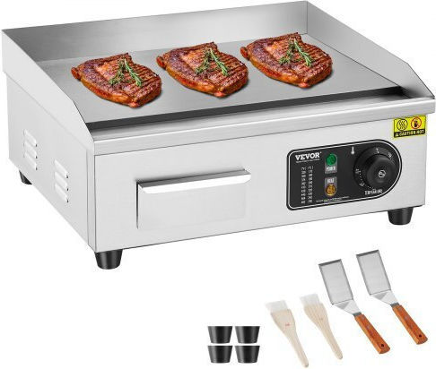 Vevor Ηλεκτρικό Πλατώ Ψησίματος 2.8kW με Λεία Πλάκα