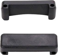 Kuryakyn Replacement Rubber Brake Pedal Pads Stiletto Harley Davidson Black