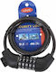 Bicycle Lock Combination 5 Digits 100cm Z-tools Zts9119