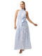 Sommer Maxi Kleid Blau