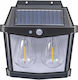 Solar Wall Lamp 2 Led Bulbs Motion Sensor 3 Light Modes Zts 8193