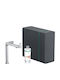 Hansgrohe Aqittura M91 Küchenarmatur Platzierung mit herausziehbarer Brause Silber