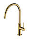 Omnires Y Y1251glb Küchenarmatur Zähler mit herausziehbarer Brause Gold